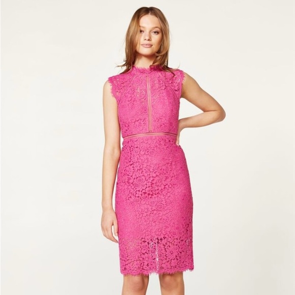 Bardot Lace Panel dark pink - Picture 4 of 9